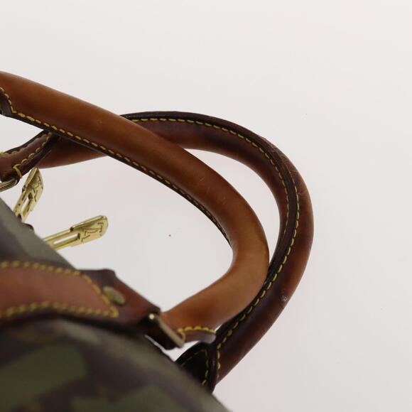 LOUIS VUITTON Monogram Graffiti Keepall 50 Boston Bag Khaki M92196 - Picture 14 of 16